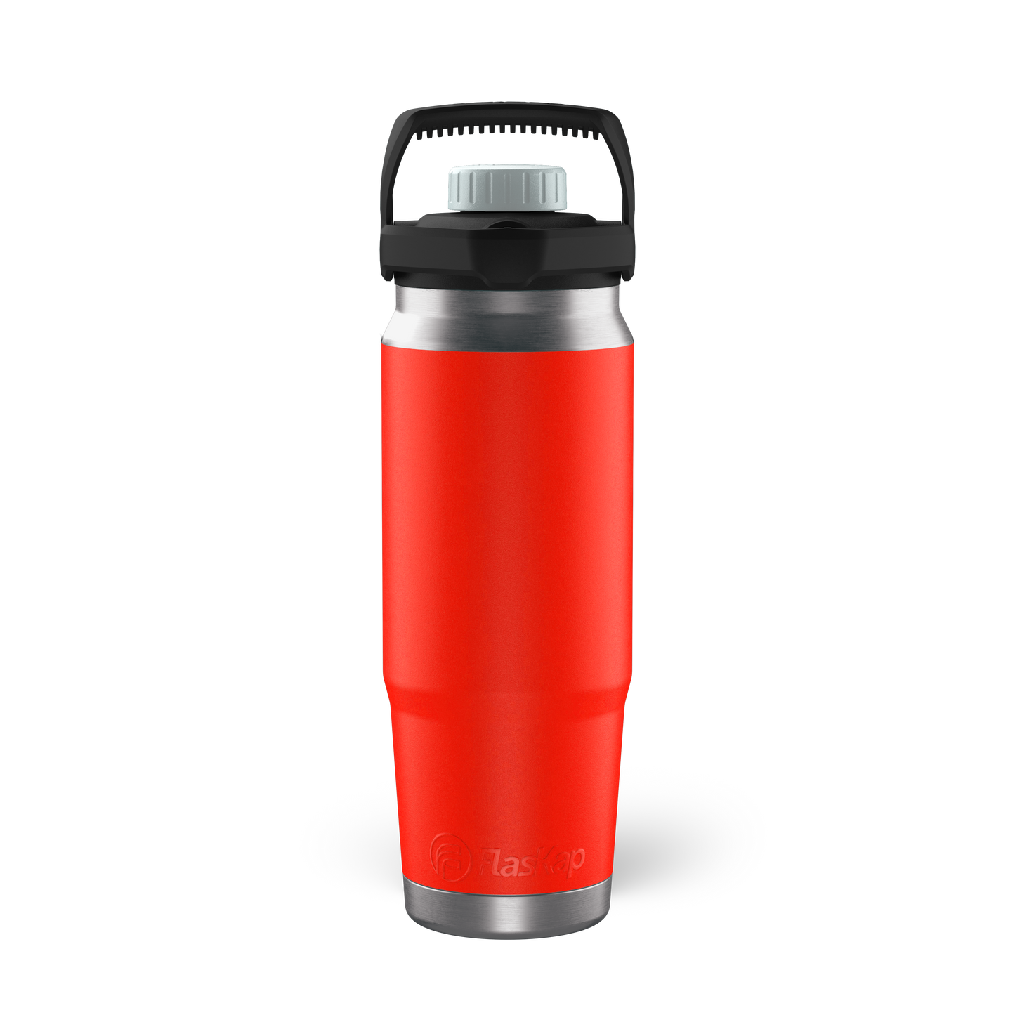 variant: white-+-red plastic stainless-steel