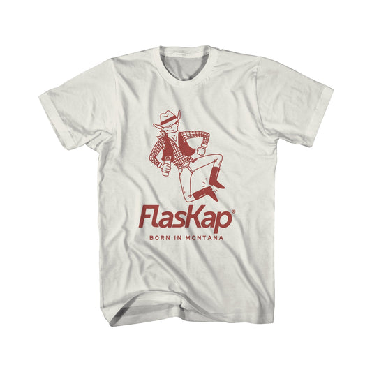 Cocktail Cowboy T-Shirt - Vintage White