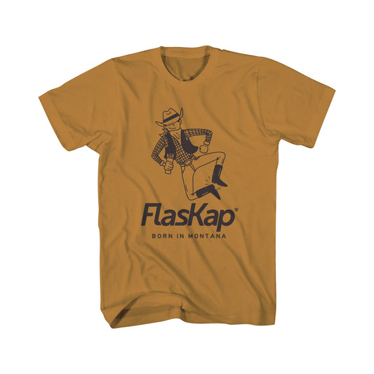 Cocktail Cowboy T-Shirt - Gold