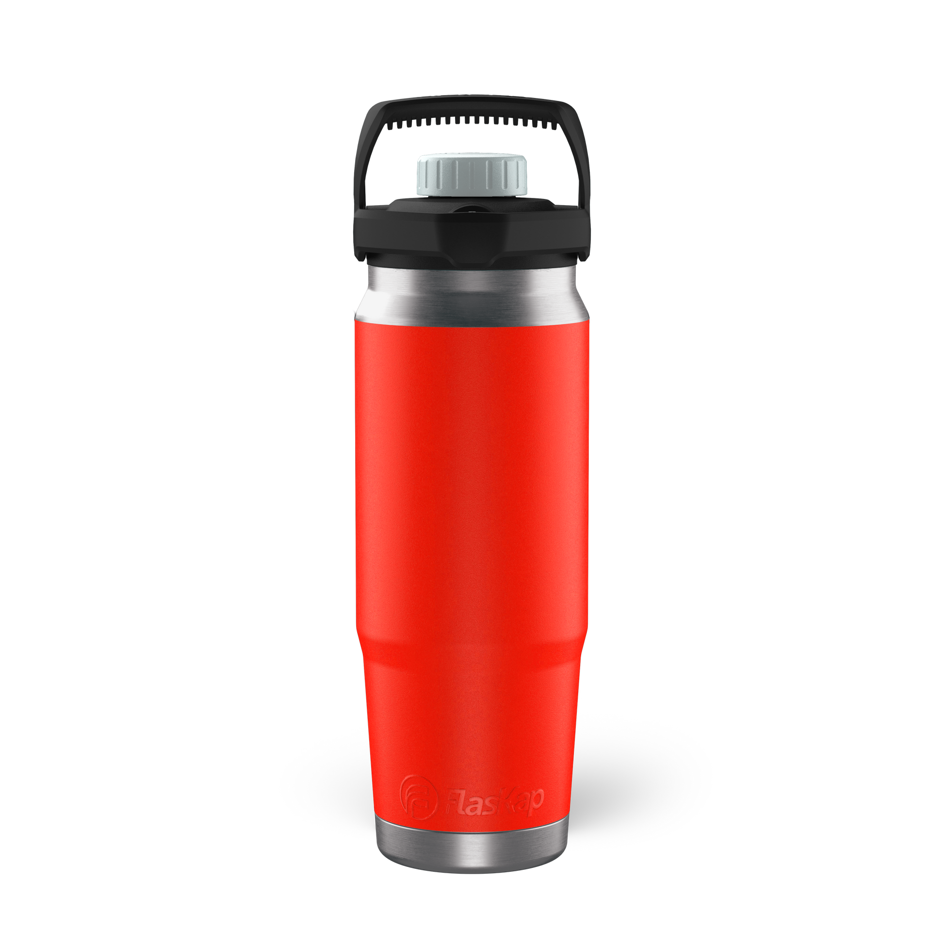 variant: white-+-red plastic stainless-steel