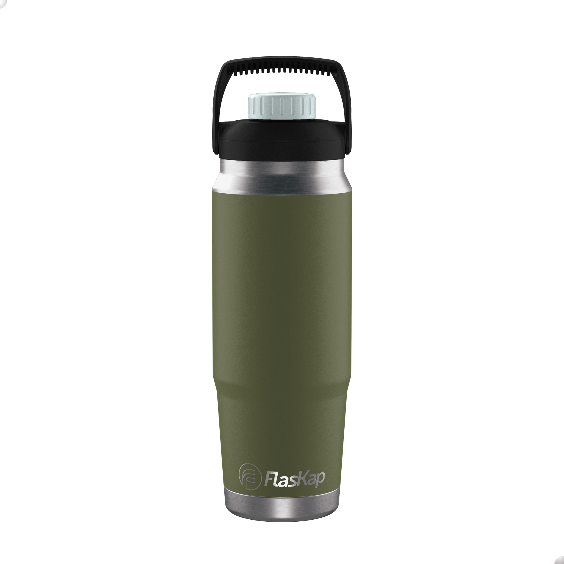 variant: white-+-green plastic stainless-steel