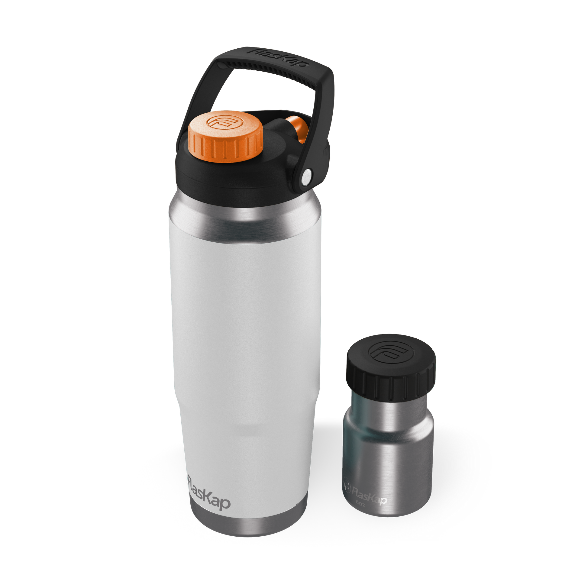 variant: orange-+-white stainless-steel