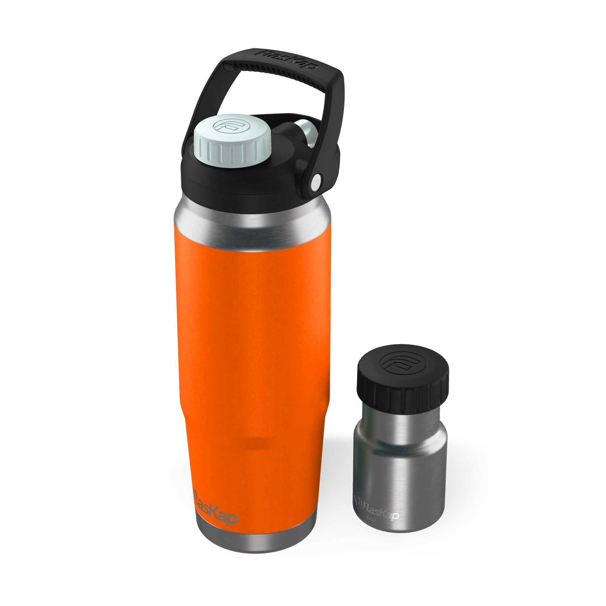 variant: white-+-orange stainless-steel