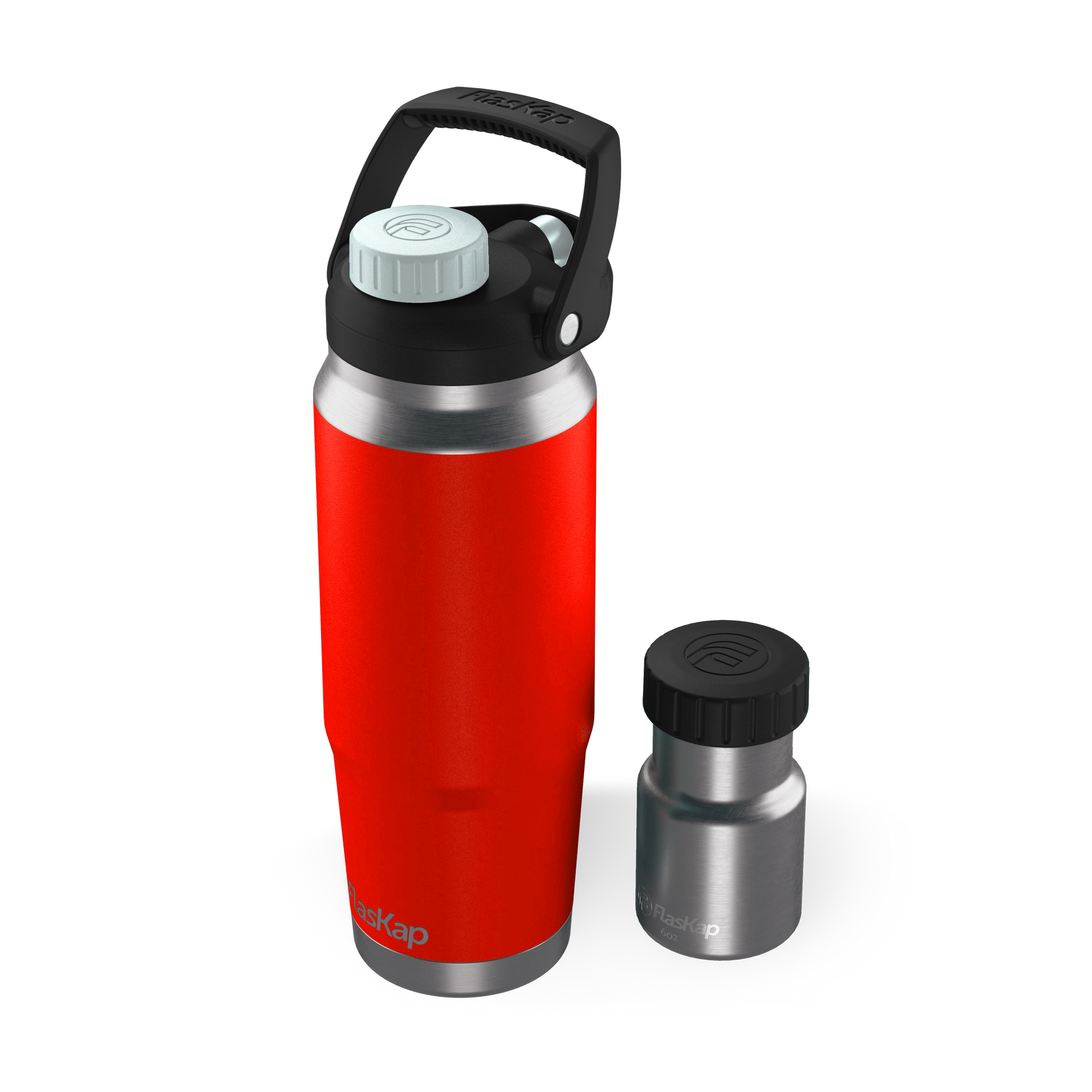variant: white-+-red stainless-steel